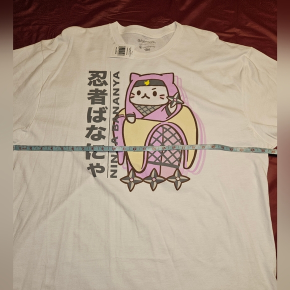 Hello Kitty Ninja Banaya szM & 2XL N.W.T. White & Lilac w/Yellow Peeled Banaya - Picture 3 of 7